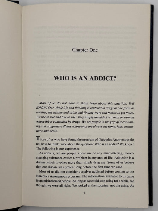 Narcotics Anonymous Second Edition from 1982