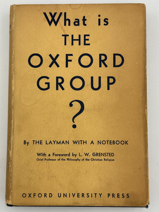 What is The Oxford Group? - First Printing from 1933 - ODJ Recovery Collectibles