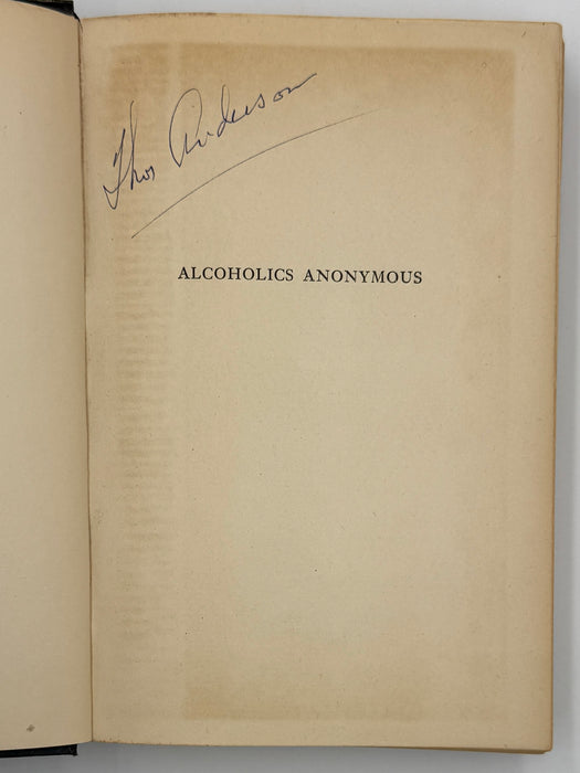Alcoholics Anonymous First Edition 14th Printing from 1951 - ODJ