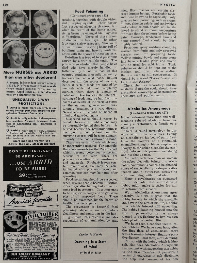 Hygeia: The Health Magazine from July 1948 - Alcoholics Anonymous