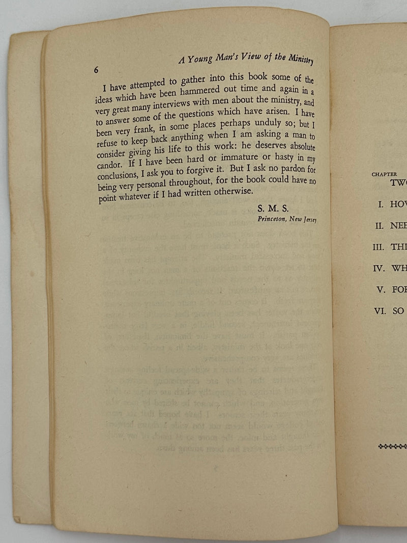 A Young Man's View of the Ministry by Samuel Shoemaker from 1951