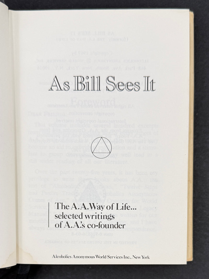 History of a Co-Founder — Bill Wilson | Four-Book Collection