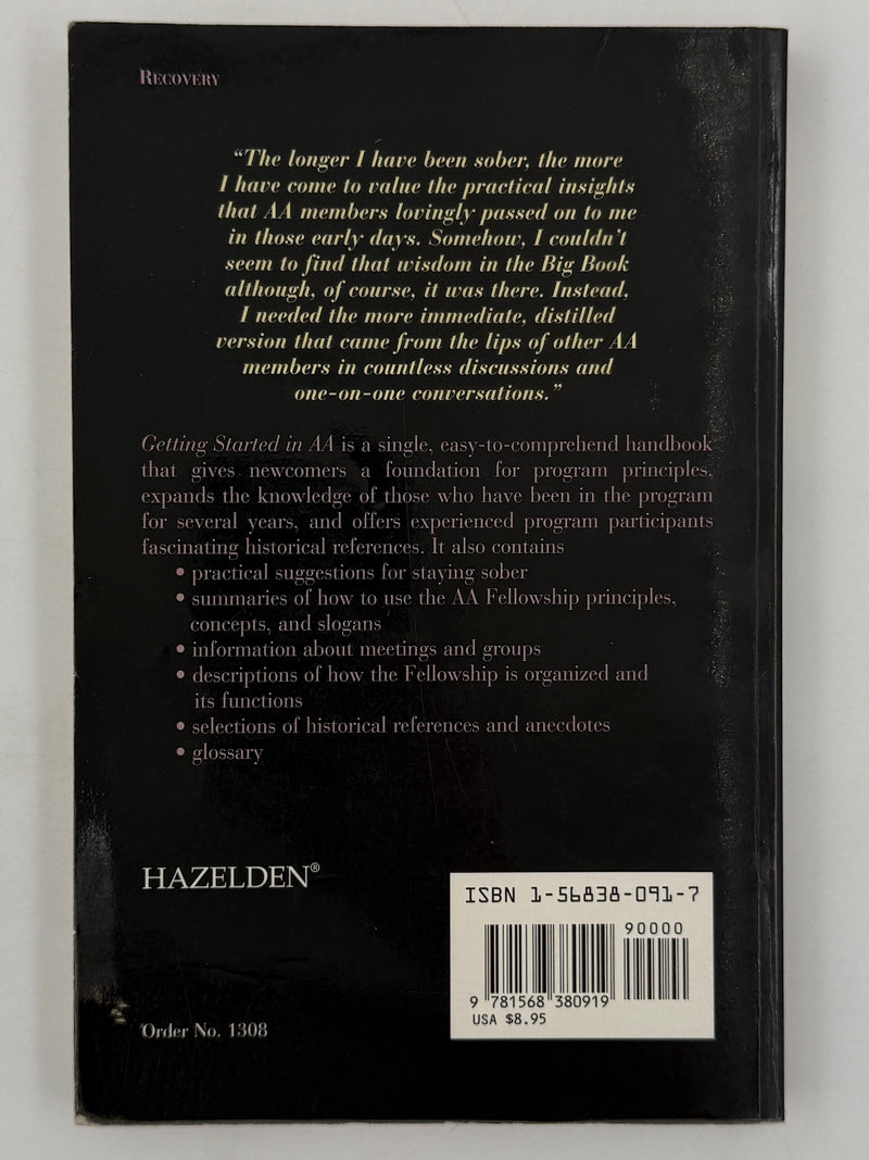 Getting Started In AA by Hamilton B. - 1995