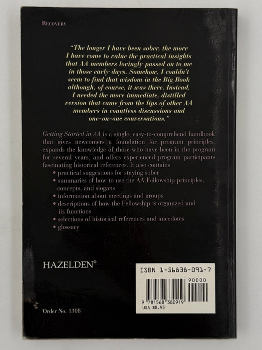 Getting Started In AA by Hamilton B. - 1995
