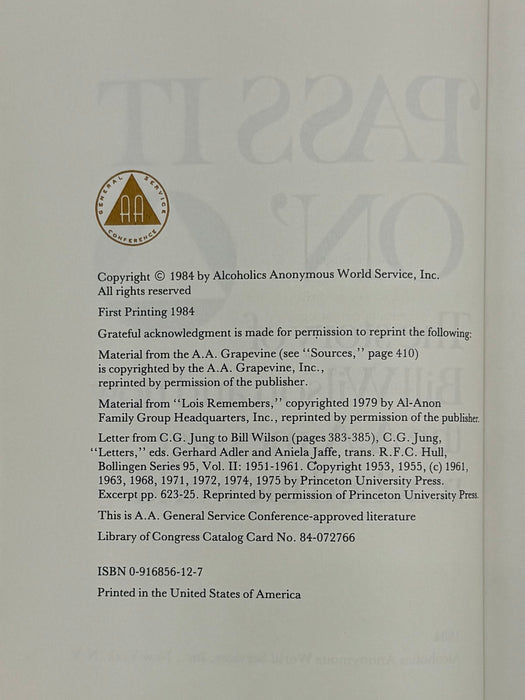 AA History Book Set — Five Essential Volumes of A.A. History