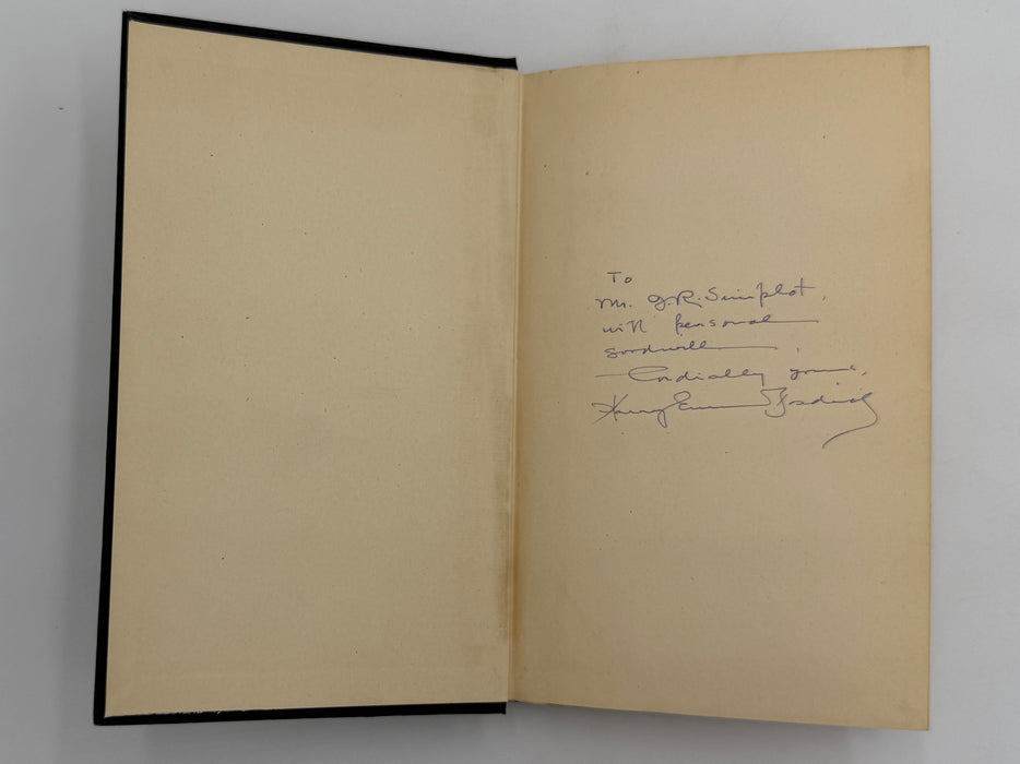 Signed - A Great Time To Be Alive by Harry Emerson Fosdick