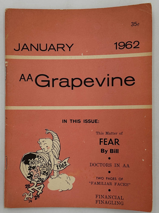 AA Grapevine from January 1962 - This Matter of Fear by Bill