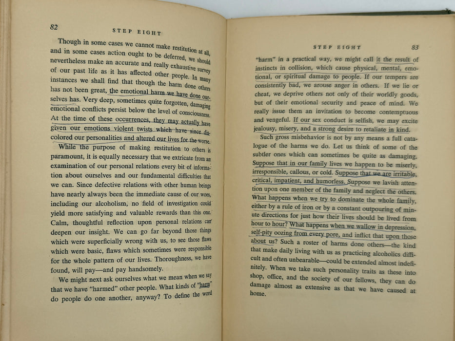 Alcoholics Anonymous Twelve Steps and Twelve Traditions - First Printing from 1953 - ODJ