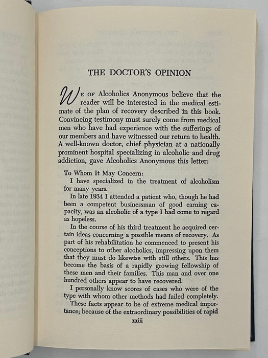 Alcoholics Anonymous Third Edition First Printing from 1976 - ODJ