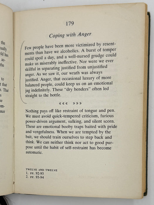 The AA Way of Life - First Printing from 1967