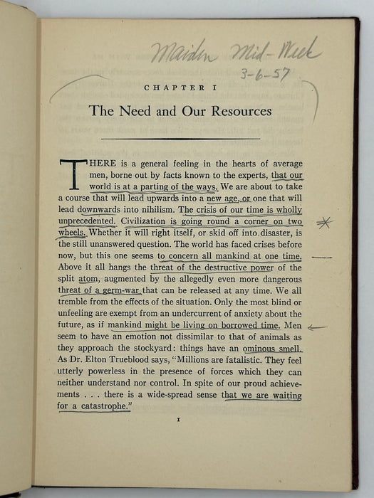 Revive Thy Church Beginning with Me - by Dr. Samuel M. Shoemaker - 1948