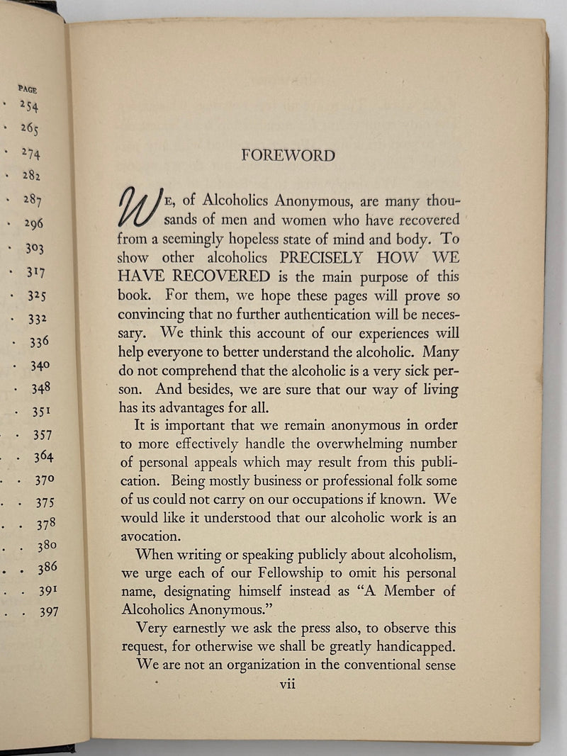 Alcoholics Anonymous First Edition 14th Printing from 1951 - ODJ