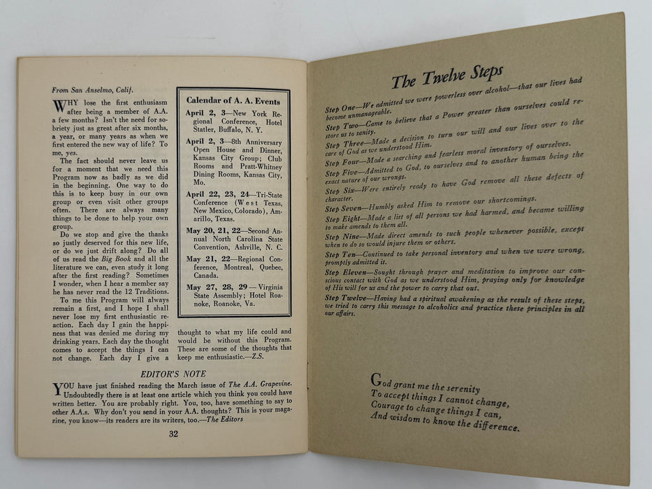 AA Grapevine from March 1949