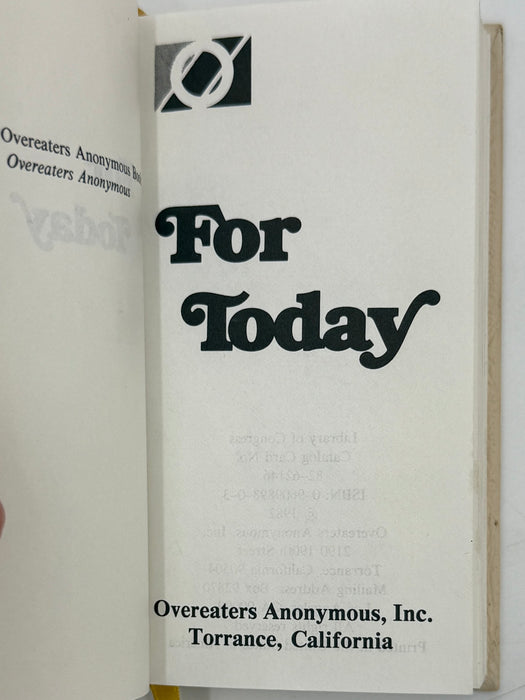 Overeaters Anonymous Book Set