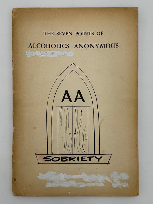 The Seven Points of Alcoholics Anonymous by Richmond Walker - True First Printing booklet West Coast Collection