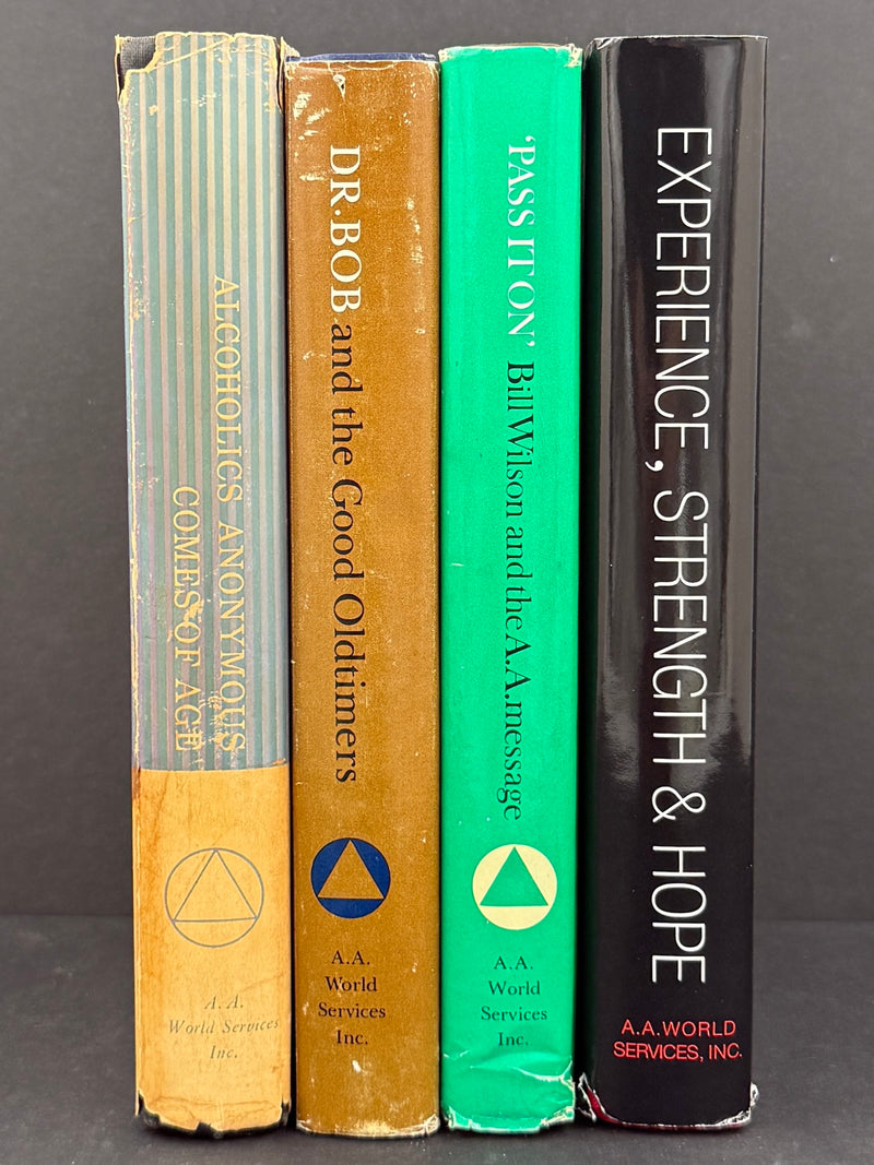 Alcoholics Anonymous History Collection — Four Conference-Approved Books with Original Dust Jackets