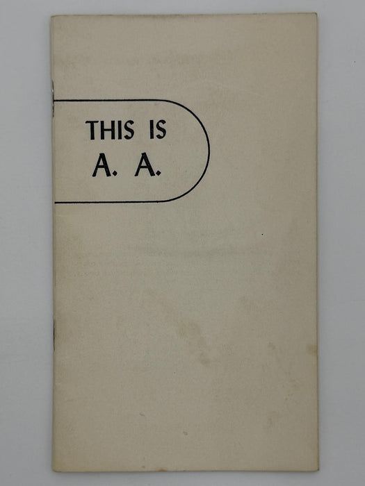 This Is A.A. - 1954