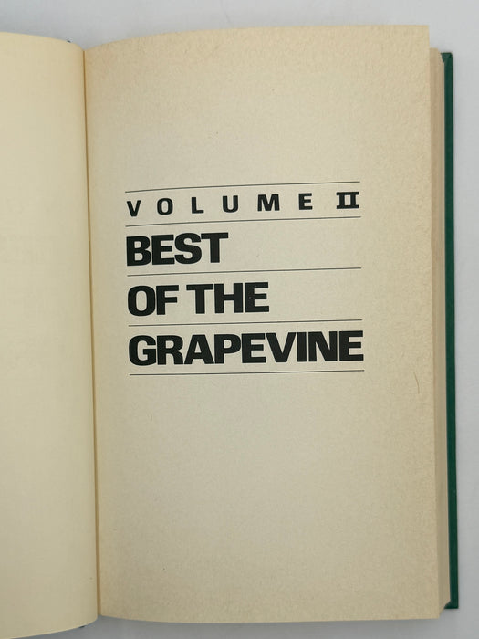 Best of the Grapevine Volume II - First Printing from 1986 - ODJ