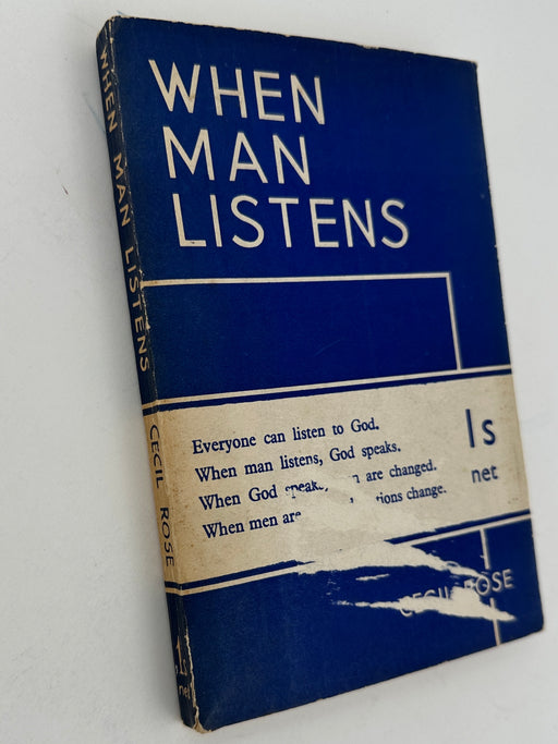 When Man Listens by Cecil Rose - 1939 West Coast Collection