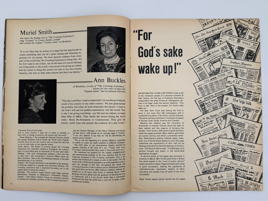 MRA - Moral Re-Armament Pictorial - Spring 1961