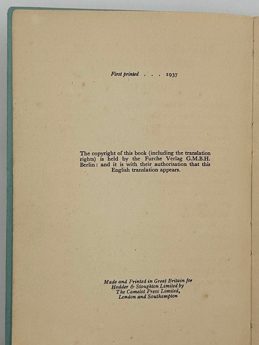 The Church and the Oxford Group by Emil Brunner - First Printing from 1937