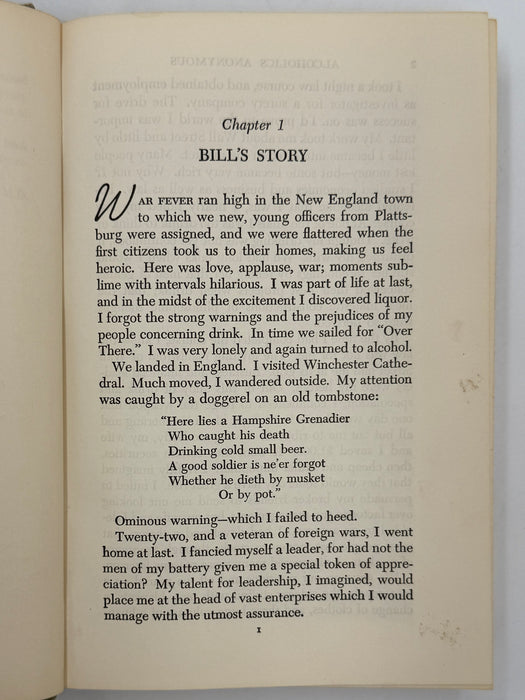 Alcoholics Anonymous Second Edition 2nd Printing - RDJ