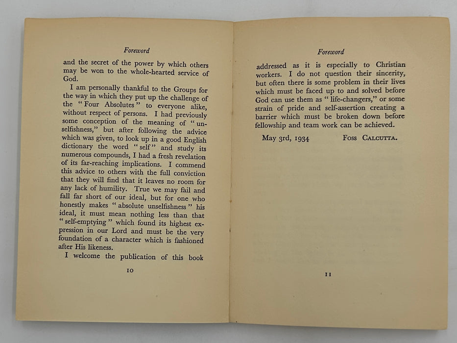 Why I Believe In The Oxford Group by Jack C. Winslow - 1935