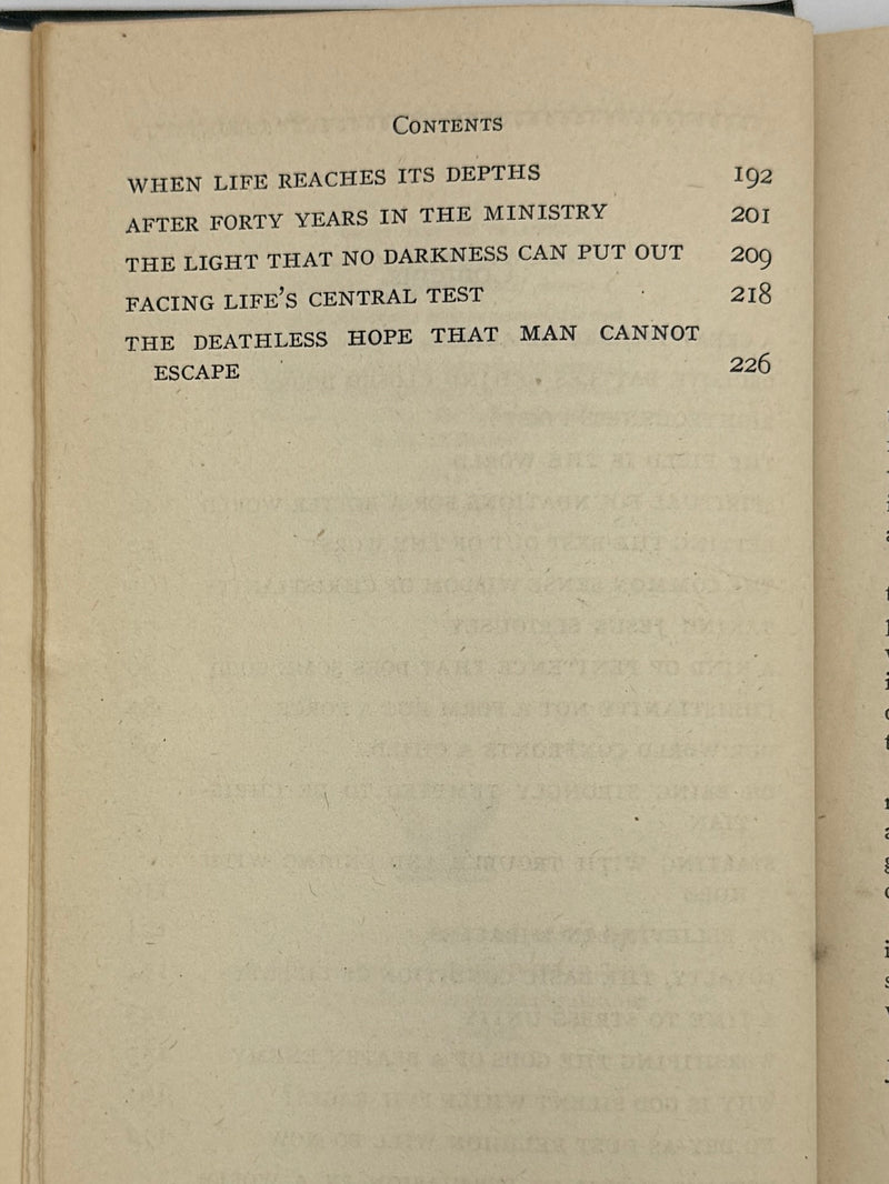 Signed - A Great Time To Be Alive by Harry Emerson Fosdick