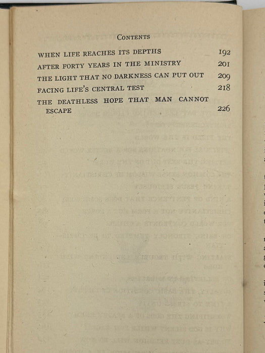 Signed - A Great Time To Be Alive by Harry Emerson Fosdick