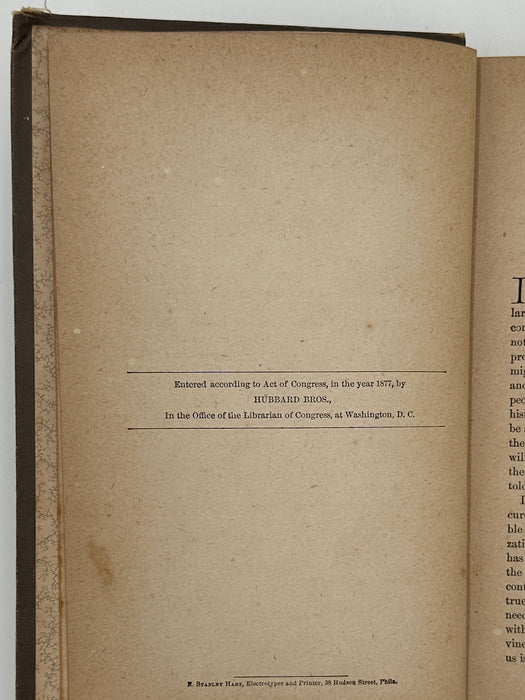 Grappling with the Monster or The Curse and the Cure of Strong Drink by T.S. Arthur - 1877