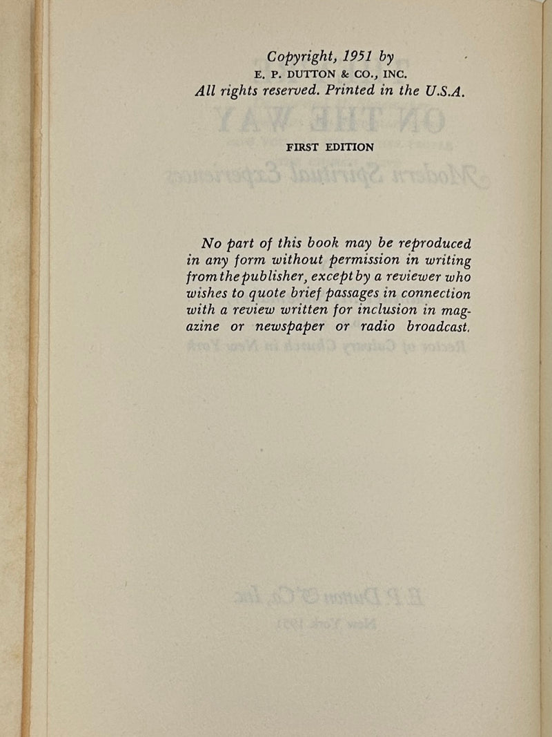 They're on the Way by Samuel M. Shoemaker - First Edition from 1951 - ODJ Recovery Collectibles