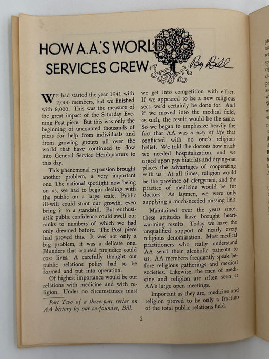 AA Grapevine - 1955 International Convention Program - June 1955