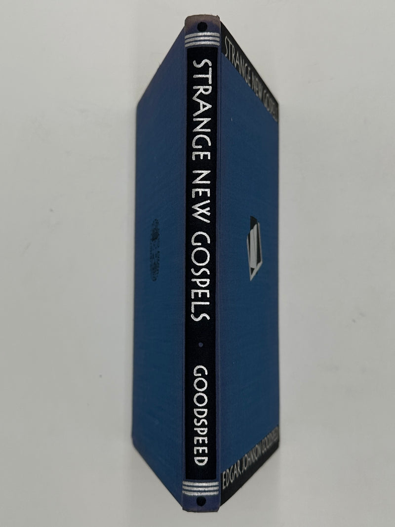 Strange New Gospels by Edgar Johnson Goodspeed from 1931 with the original dust jacket Recovery Collectibles