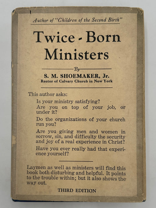 Twice-Born Ministers by Samuel M. Shoemaker - Third Edition - ODJ West Coast Collection