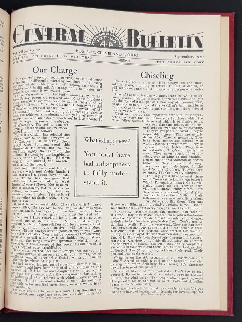 The Cleveland Central Bulletin Collection — Original Bound Volumes, 1942–1962