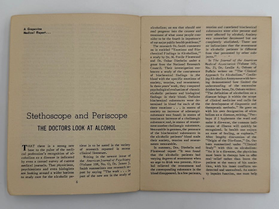 AA Grapevine from March 1952