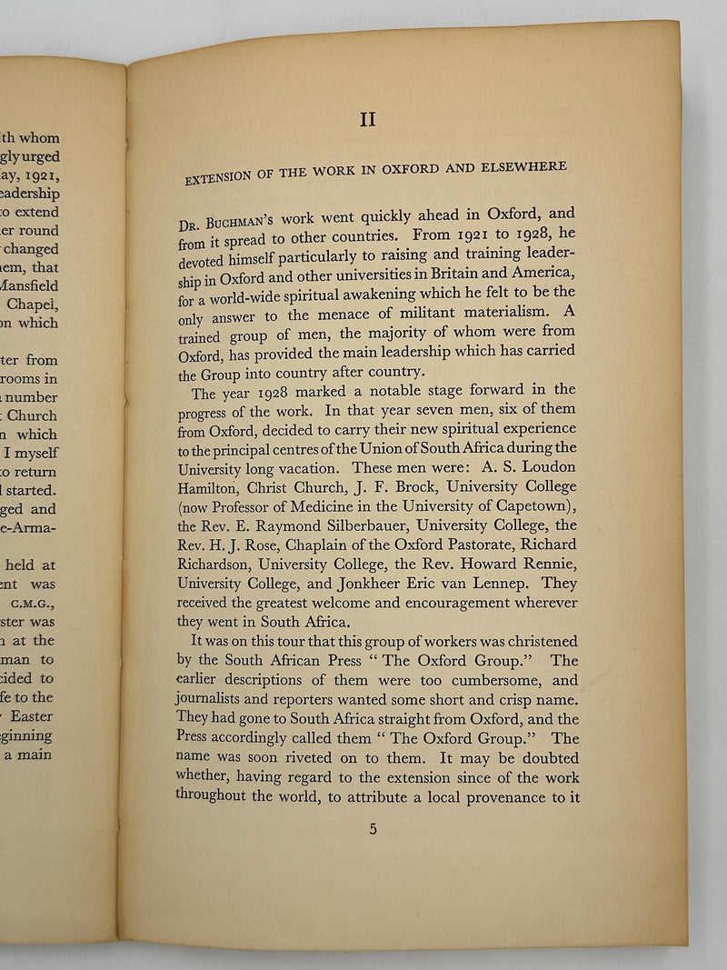 The Oxford Group and it’s Work of Moral Re-Armament - May 1954 West Coast Collection