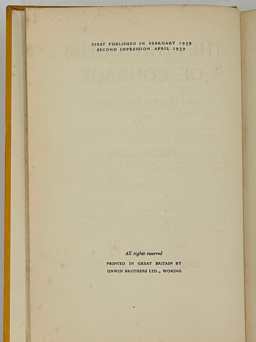 Philosophy of Courage or The Oxford Group Way by Philip Leon - 2nd Printing - ODJ