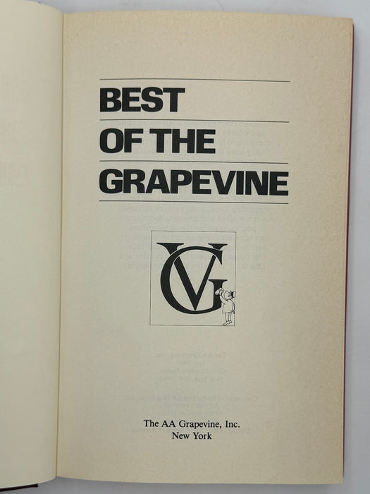 Best of the Grapevine - First Printing from 1985 - ODJ