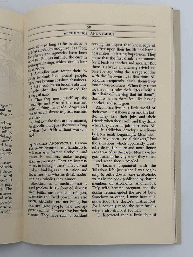 Scribner’s Commentator January 1941 - Featuring “Alcoholics Anonymous” by Theodore English