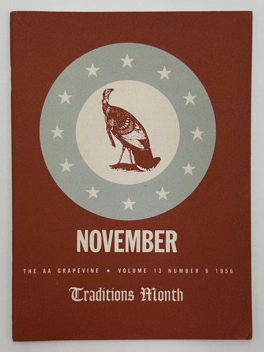 AA Grapevine from November 1956 - Traditions Month