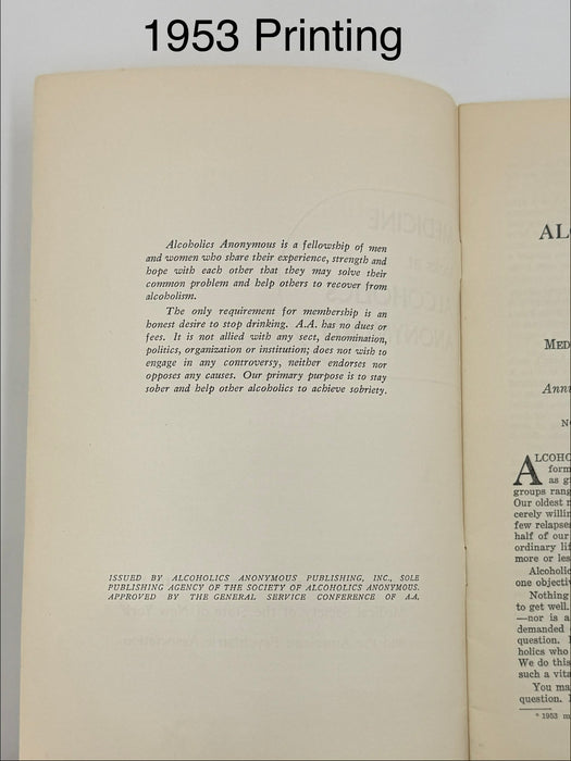 Medicine Looks at Alcoholics Anonymous — 4-Pamphlet Edition Set (1944 / 1946 / 1949 / 1953)