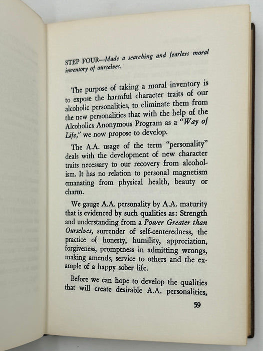 The Little Red Book: An Interpretation Of The Twelve Steps of the Alcoholics Anonymous Program - 1967
