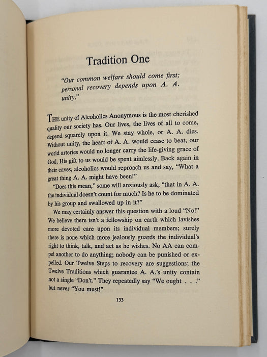 Alcoholics Anonymous Twelve Steps And Twelve Traditions - 10th Printing from 1971