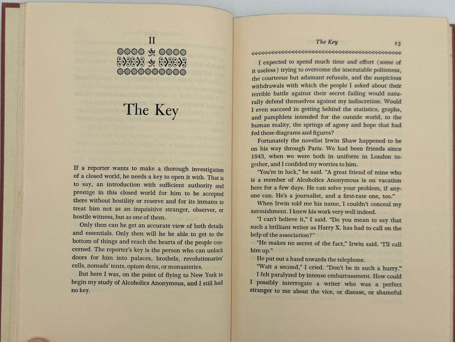 The Road Back: A Report on Alcoholics Anonymous by Joseph Kessel - With Original Promotional Letter