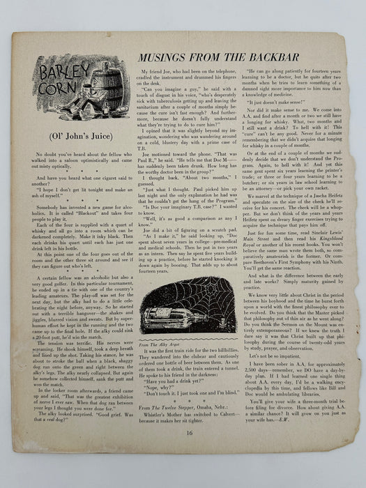 The A.A. GRAPEVINE from April 1948 Recovery Collectibles