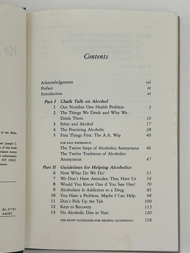SIGNED by Father Joseph C. Martin - No Laughing Matter