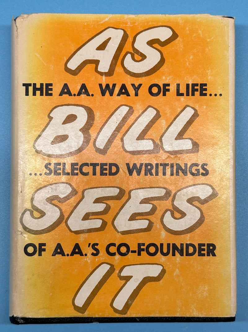 Rare Black Cover - The AA Way of Life: As Bill Sees It - 5th Printing 1974 Recovery Collectibles