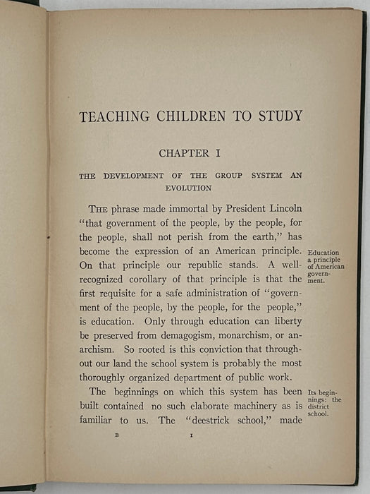 Teaching Children to Study by Olive Jones - 1910