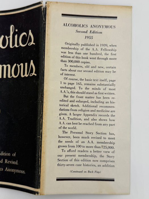 Alcoholics Anonymous Second Edition 16th Printing from 1974 - ODJ